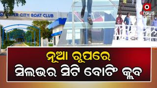 Boating and dining on the blue waters of the river mahanadi