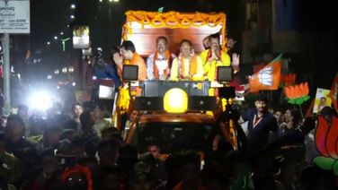 Odisha: Chhattisgarh CM Vishnu Deo Sai, Union Minister Dharmendra Pradhan hold roadshow