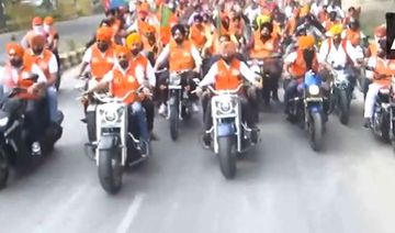BJP Holds Bike Rally In Delhi Ahead Of Polling On May 25