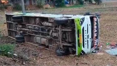 50 Injured As Marriage Party Bus Overturns In Jagatsinghpur Village