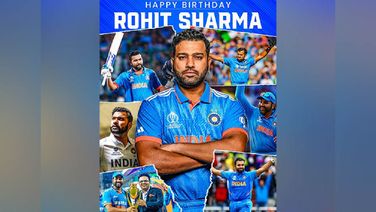 Indian cricket fraternity extends birthday wishes to skipper Rohit Sharma