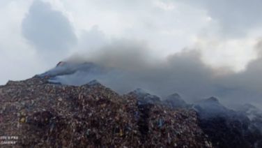 Fire at Bandhwari landfill site raises concerns; no casualties reported