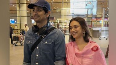 Newlyweds Aditi Rao Hydari, Siddharth Make First Public Appearance After Wedding