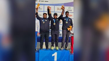 India win 25m rapid-fire pistol team event to clinch 11th gold at Lima Junior Worlds