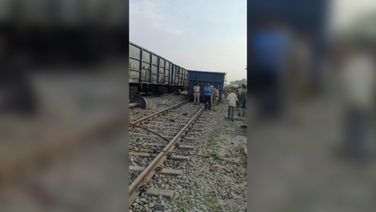 Six Wagons Of Goods Train Derail Near West Bengal's New Maynaguri Station