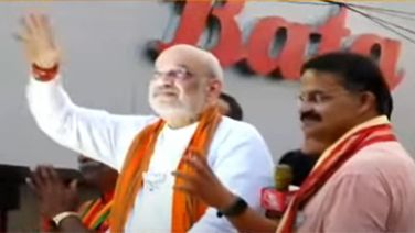 Amit Shah Holds Roadshow In Cuttack