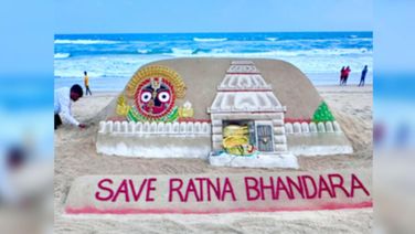 Noted Sand Artist Writes To Odisha CM Seeking Immediate Repair Of Ratna Bhandar