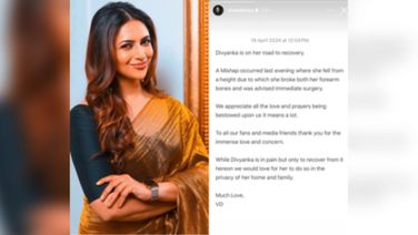 Divyanka Suffers Forearm Fracture In Accident; Hubby Asks For Privacy