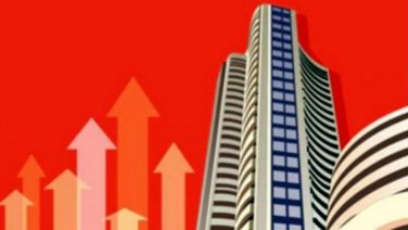 Sensex rises 155 points after positive global cues