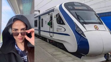 Esha Deol Travels By Vande Bharat: Taking A Train Ride After A Really Long Time