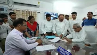 Odisha CM Naveen Patnaik Files Nomination Papers From Kantabanji Constituency