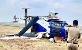 Coast Guard helicopter crashes in Kochi, one injured