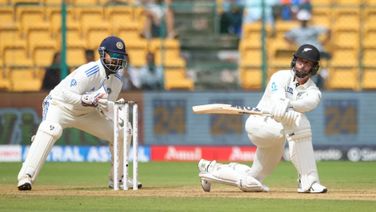 1st Test: Conway Scores 91 As New Zealand End Day Two At 180/3, Lead India By 134 Runs