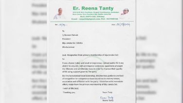 Jolt to Sambalpur BJD: Motilal, Reena Tanty Resign From Party