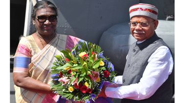 President Murmu Reaches Shimla For Five-Day Visit
