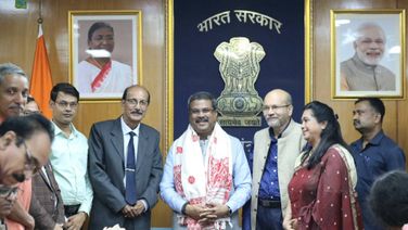 Dharmendra Pradhan Interacts With Scholars Of 5 Newly Classified Classical Languages