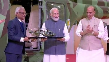 PM Modi inaugurates HAL's Helicopter Factory in Karnataka, unveils Light Utility Helicopter