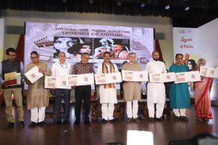Pradhan releases commemorative postage stamps on four Odia legends