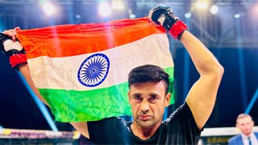 Sangram Singh Becomes First Indian Male Wrestler To Win MMA Fight