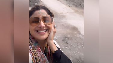 Shilpa Shetty embarks on Char Dham Yatra, shares serene moments from Kedarnath visit
