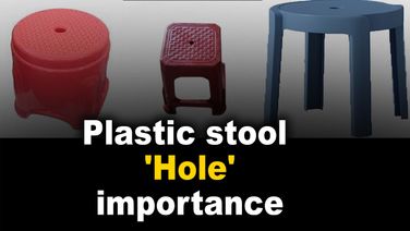 Do you know why plastic stools have circular holes, here are the reasons
