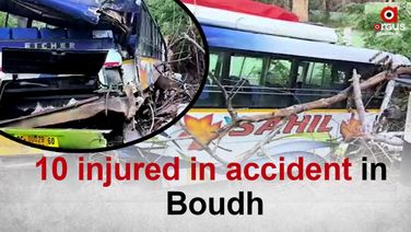 Truck hit bus in Boudh; four critical among 10 injured