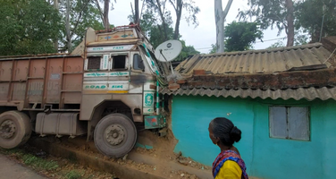Elderly Woman Killed As Truck Rams Into Roadside House In Mayurbhanj