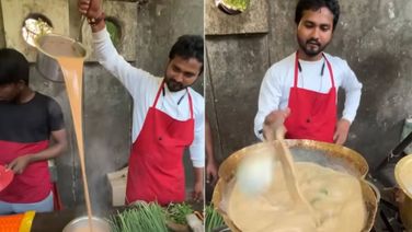 Surat Vendor Creates Viral Sensation With Chai-Making