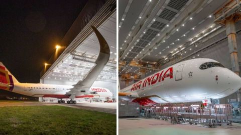 Air India Unveils First Look Of A350 Aircraft