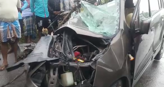 1 killed, 2 injured in car-truck collision in Jajpur