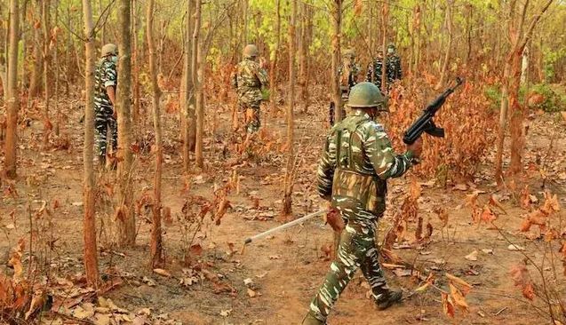 FIRING between security forces and Maoists on Odisha-Chhattisgarh border