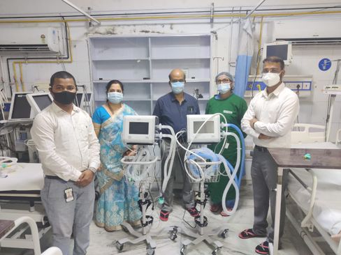 TCS donated 10 ventilators to various hospitals