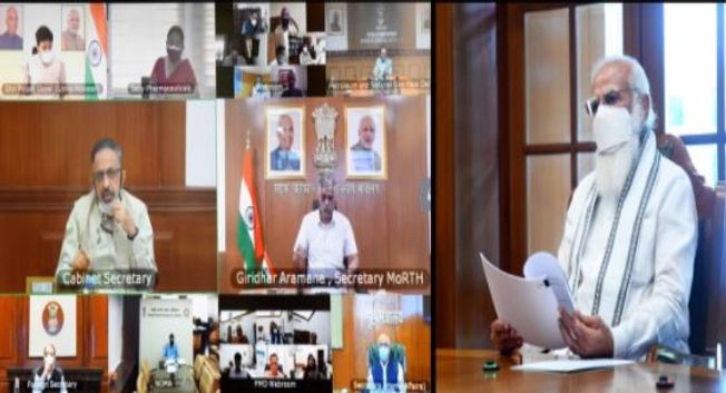 PM Modi holds a high level meeting on oxygen supply and availability