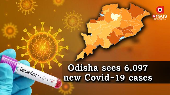 Odisha reports 6,097 new Covid-19 cases in last 24 hours
