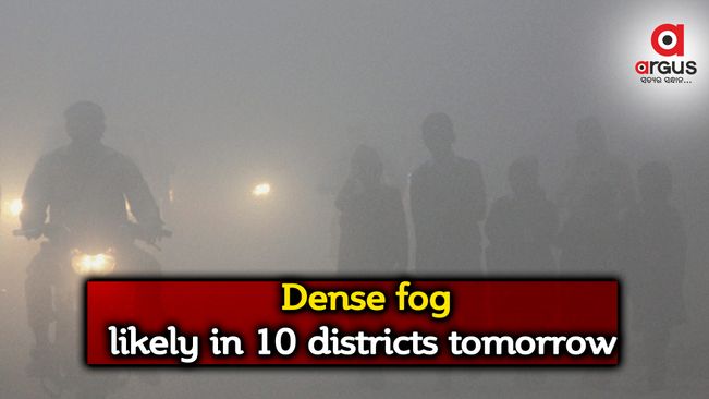 Dense fog likely in 10 districts tomorrow; controlled traffic advised