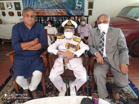 Admiral S.H.Sarma, PVSM, AVSM, will be beginning his 100th Year tomorrow the 1st December 2021