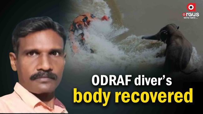 ODRAF diver Sitaram Murmu’s body recovered from Mahanadi