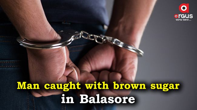 Brown sugar worth Rs 20 lakh seized in Balasore, peddler held