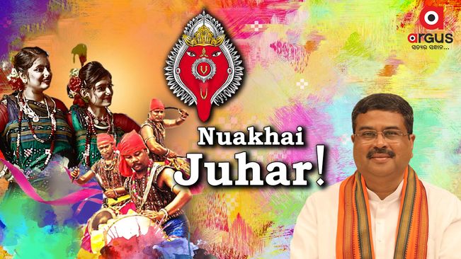 Dharmendra Pradhan extends greetings on Nuakhai