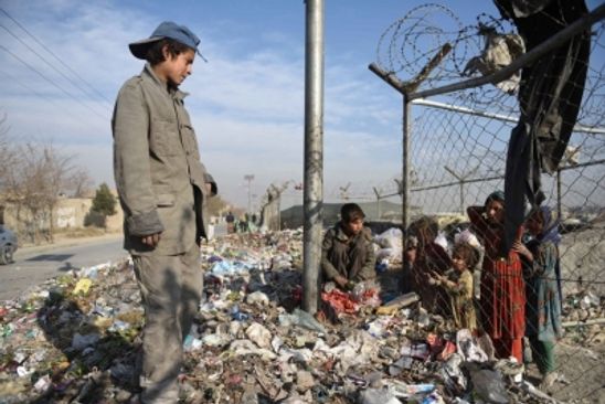 Poverty forces Afghan kids out of school