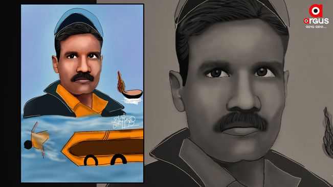 ଓଡ୍ରାଫ ଯବାନ ସୀତାରାମଙ୍କ ଦେହାନ୍ତରେ ଡିଜିଟାଲ ଚିତ୍ର ମାଧ୍ୟମରେ ଶ୍ରଦ୍ଧାଞ୍ଜଳି ଜଣାଇଲେ ସୂର୍ଯ୍ୟକାନ୍ତ/Suryakant pays tribute via digital image to Odraff Jawan Sitaram's death