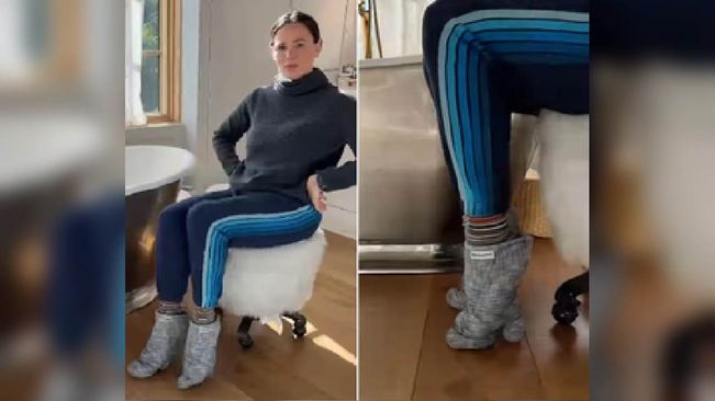 Jennifer Garner turns oven mitts into boots, dances in them on her b'day