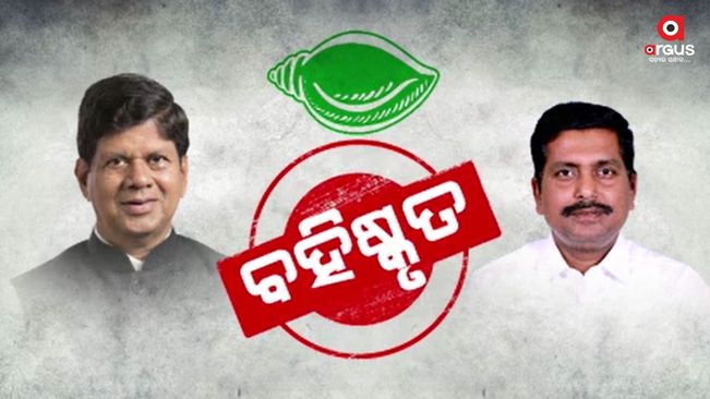 Soumya and Sudhashanu were expelled from BJd