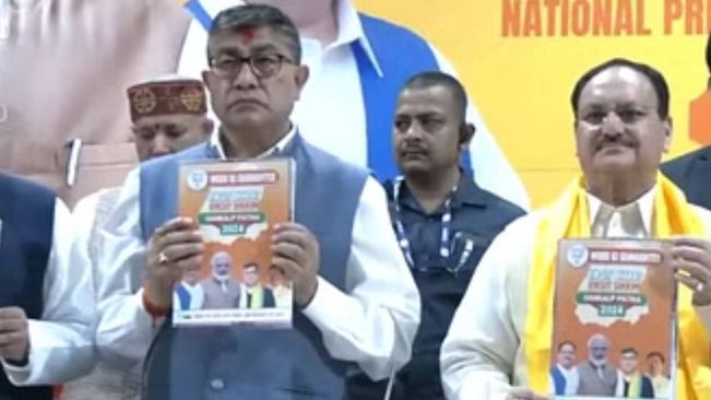 BJP Releases Manifesto For Sikkim Assembly Elections