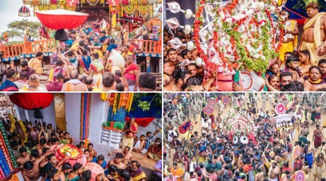 Odisha: Religious Fervour Grips Holy City Of Puri For Bahuda Yatra