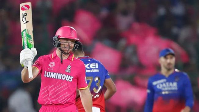 Rajasthan's Jos Buttler becomes second player to score century in 100th IPL match