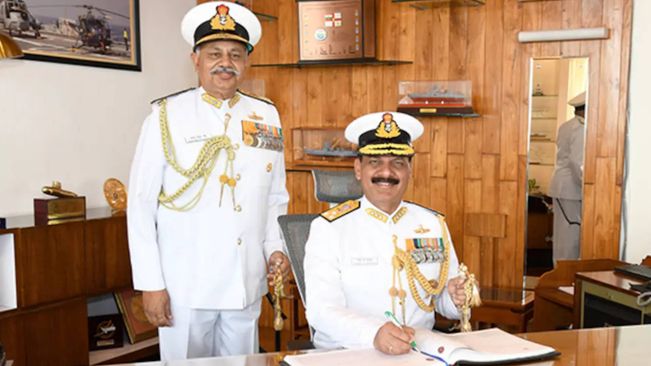 Vice Admiral Dinesh K Tripathi Takes Over As Vice Chief Of Naval Staff