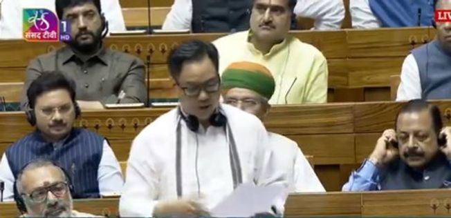 Centre Moves Waqf (Amendment) Bill In Lok Sabha