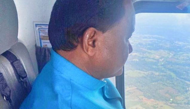 CM Mohan Majhi Conducts Aerial Survey Of Flood-Hit Malkangiri