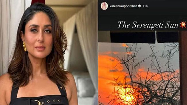 Kareena Kapoor shares sneak peek of 'Serengeti Sun' from vacation